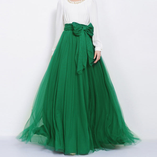 Emerald Green Tulle Dress